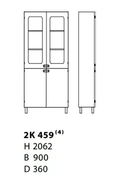 2K-SKÅP - Sectional wooden wardrobe by Karl Andersson - view 3